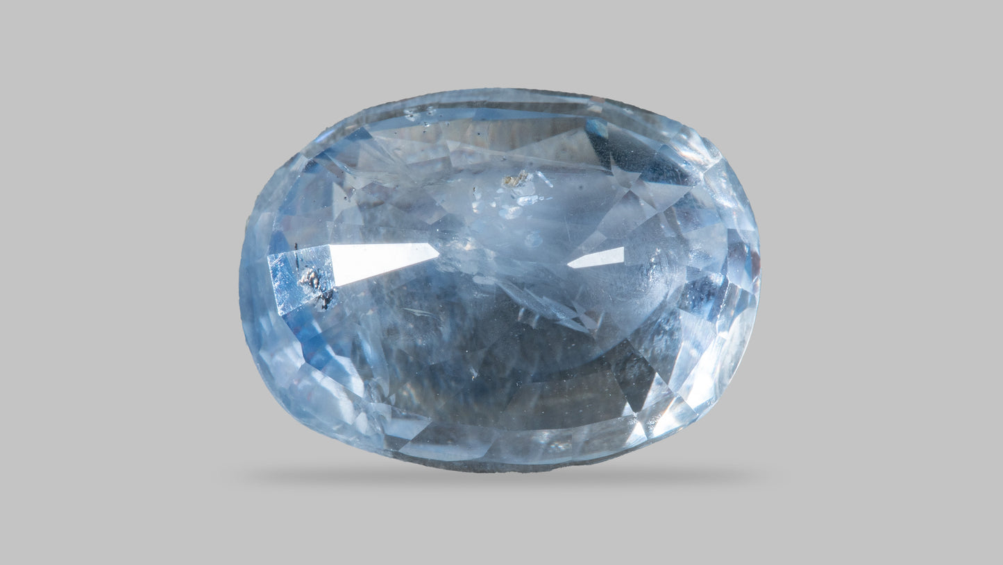 Natural Blue Sapphire (Neelam) 7.42 Carats - Media 2