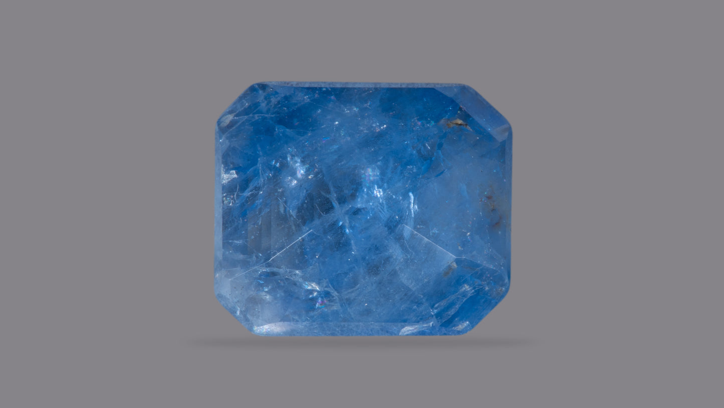 Natural Blue Sapphire (Neelam) 4.08 Carats - Media 2