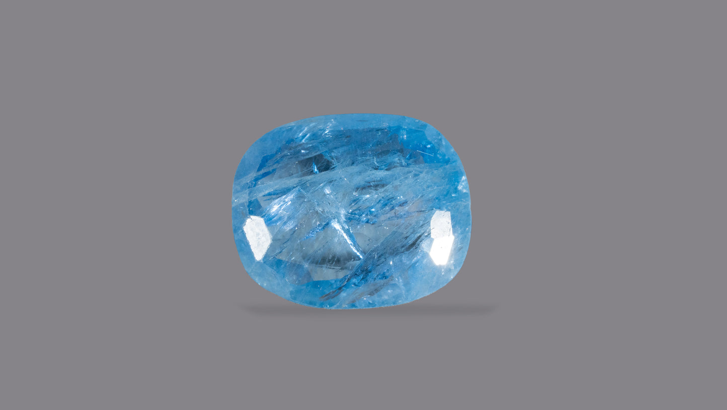 Natural Blue Sapphire (Neelam) 3.63 Carats - Media 2