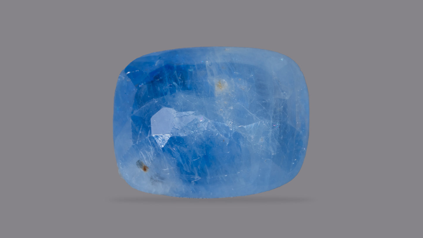 Natural Blue Sapphire (Neelam) 6.85 Carats - Media 2