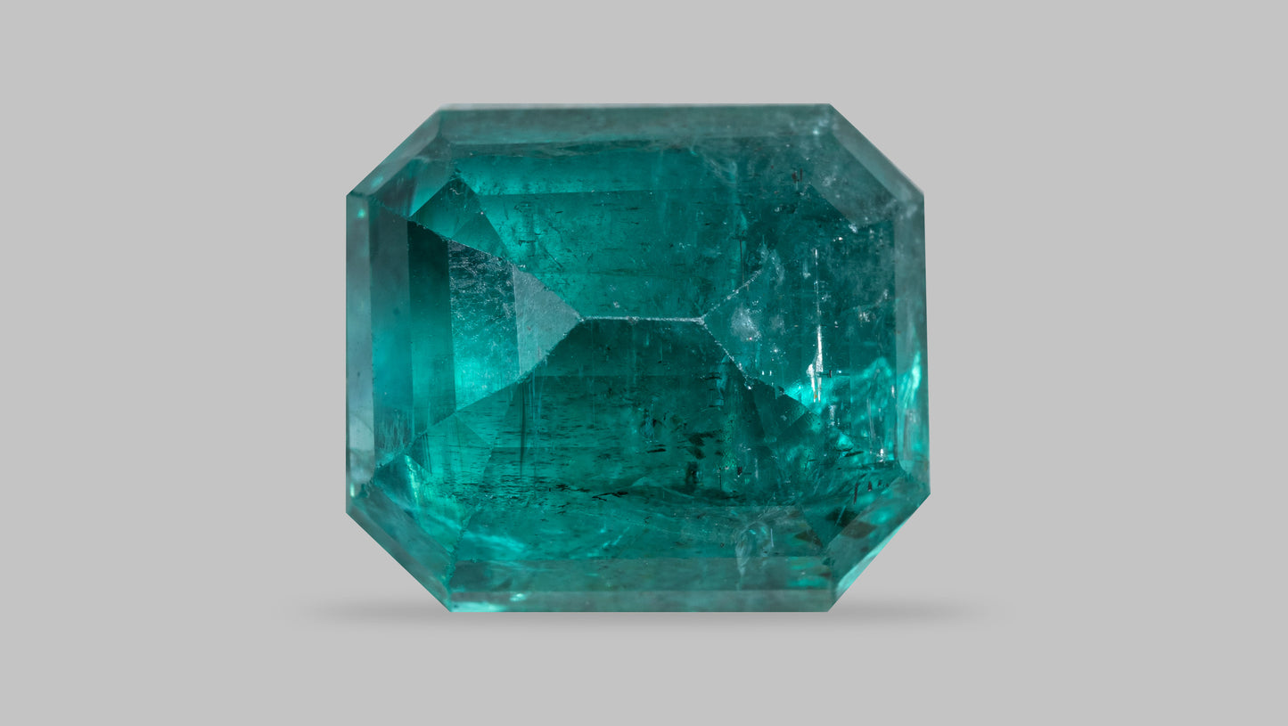 Natural Zambian Emerald (Panna) 5.70 Carats - Media 2