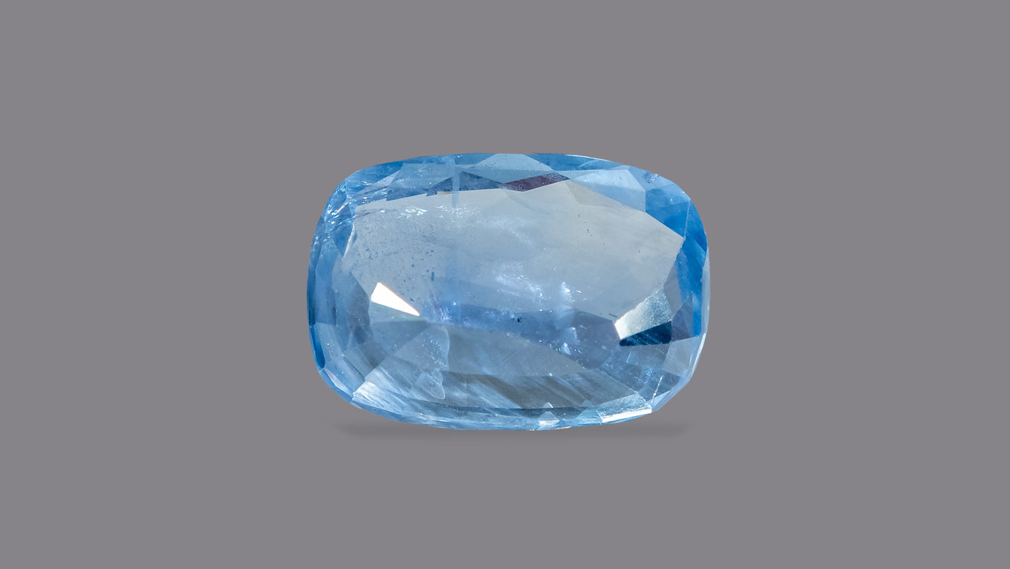 Natural Blue Sapphire (Neelam) 6.23 Caras - Media 2