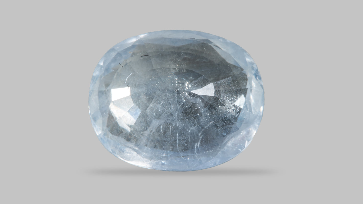 Natural Blue Sapphire (Neelam) 4.21Carats - Media 2