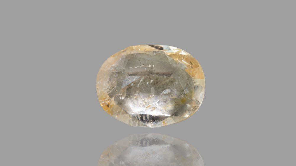 Natural Yellow Sapphire (Pukhraj) 7.37 Carats - Media 2
