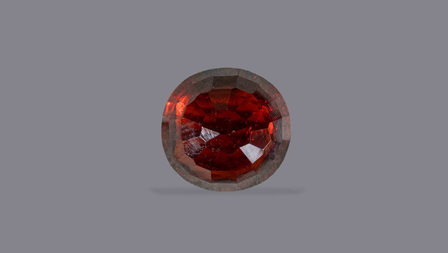 NATURAL HESSONITE (GOMED) 7.50 CARATS - Media 2