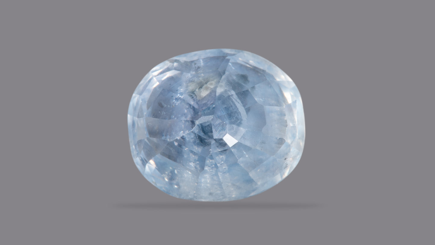 Natural Blue Sapphire (Neelam) 4.06 Carats - Media 2
