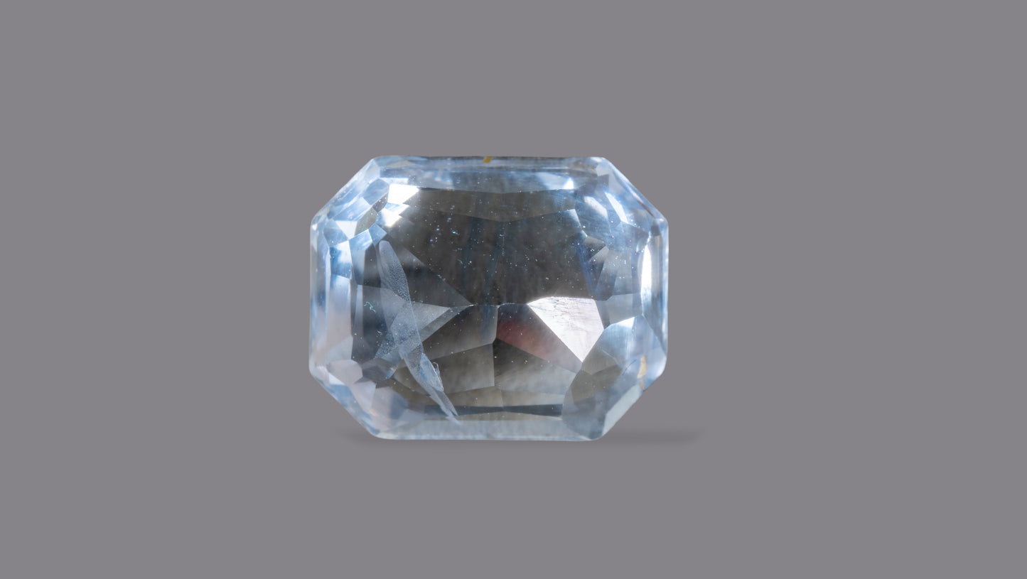 Natural Blue Sapphire (Neelam) 4.93 Carats - Media 2