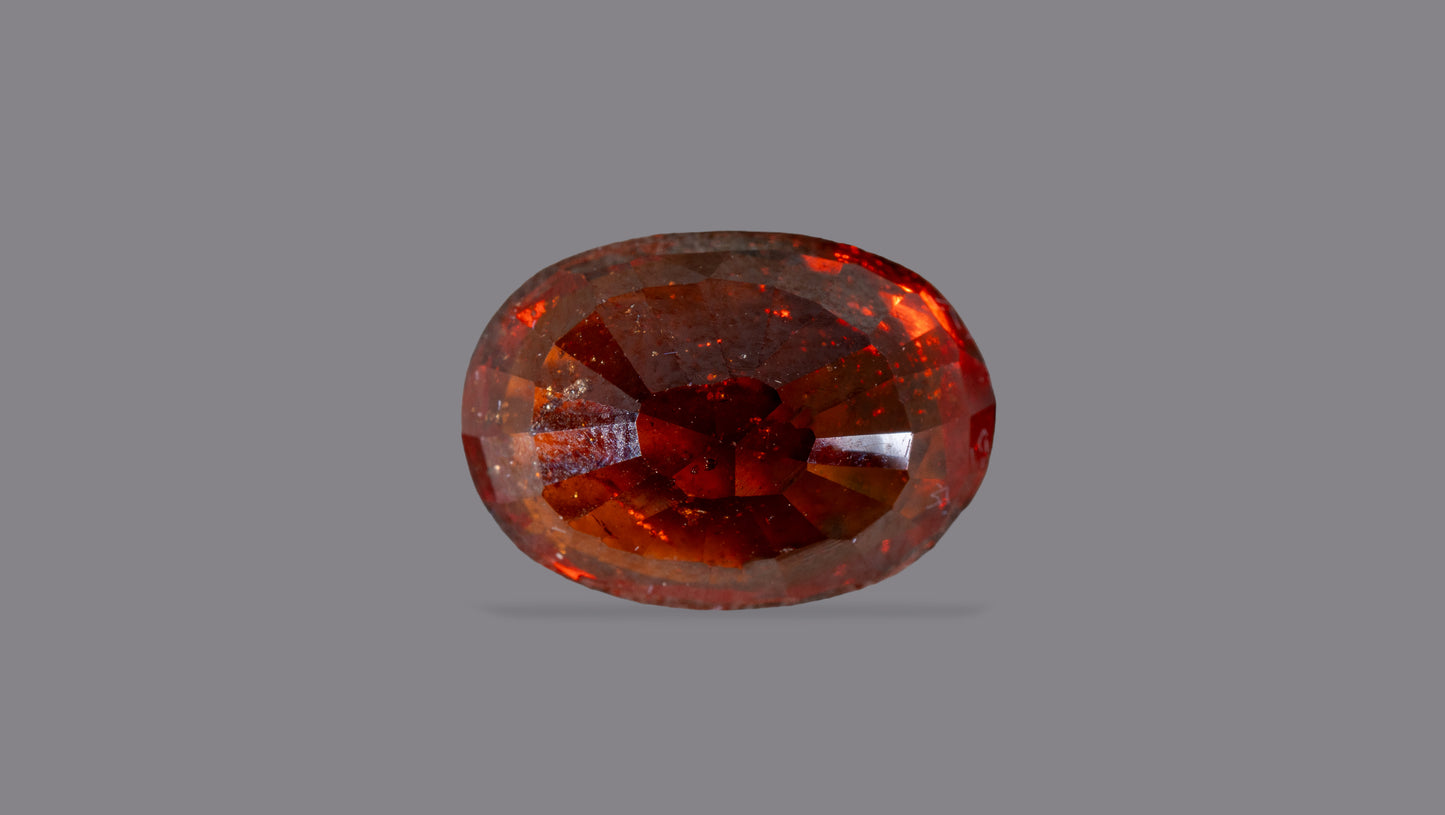 NATURAL HESSONITE (GOMED) 7.58 CARATS - Media 2