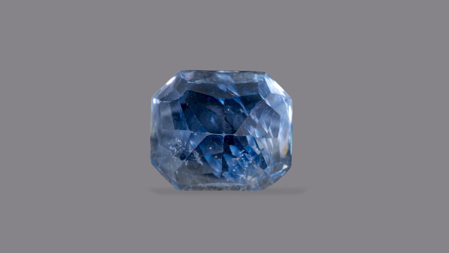 Natural Blue Sapphire (Neelam) 6.09 Carats - Media 2