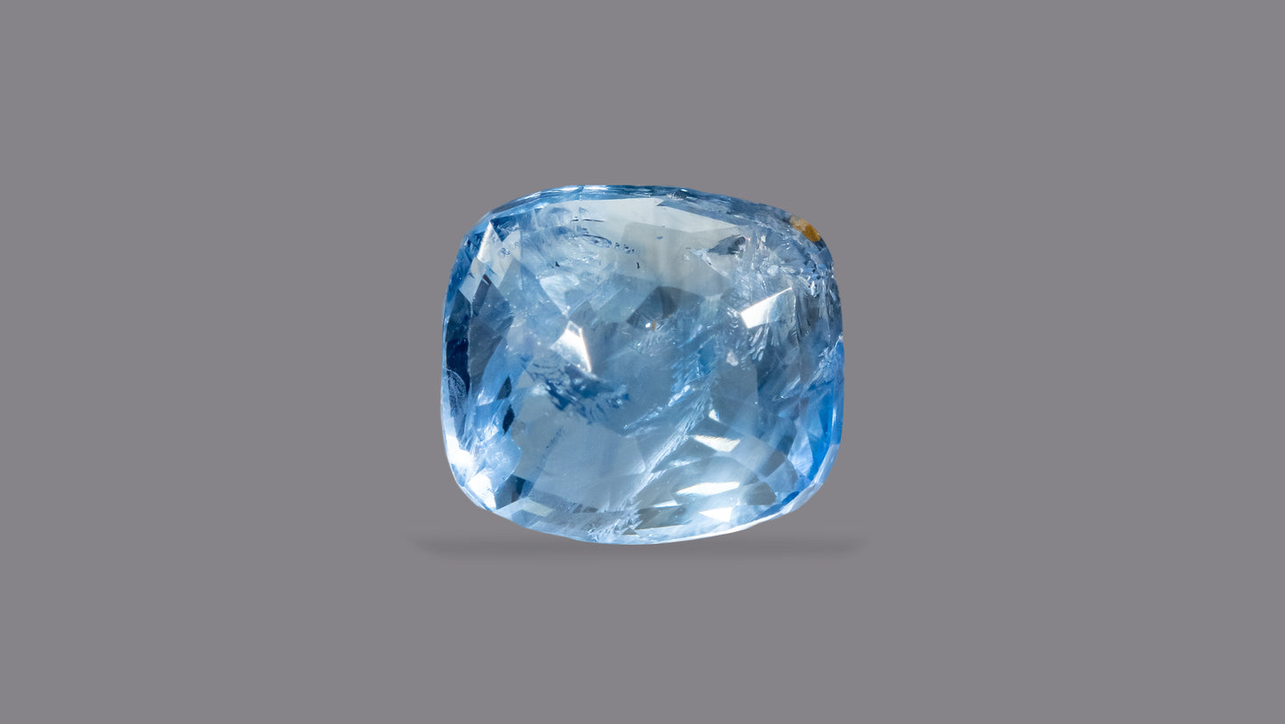 Natural Blue Sapphire (Neelam) 7.00 Carats - Media 2