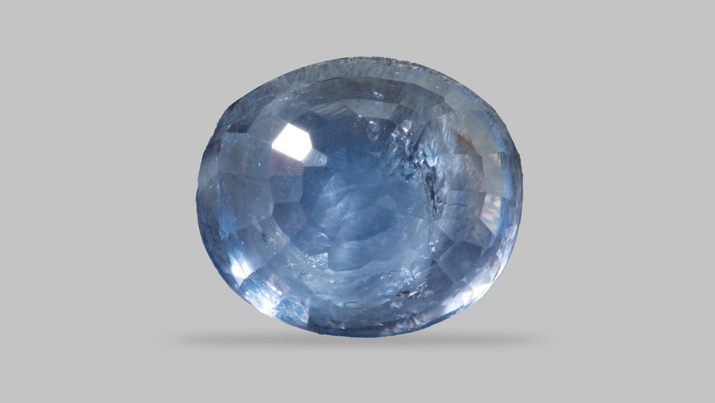 Natural Blue Sapphire (Neelam) 8.51 Carats - Media 2