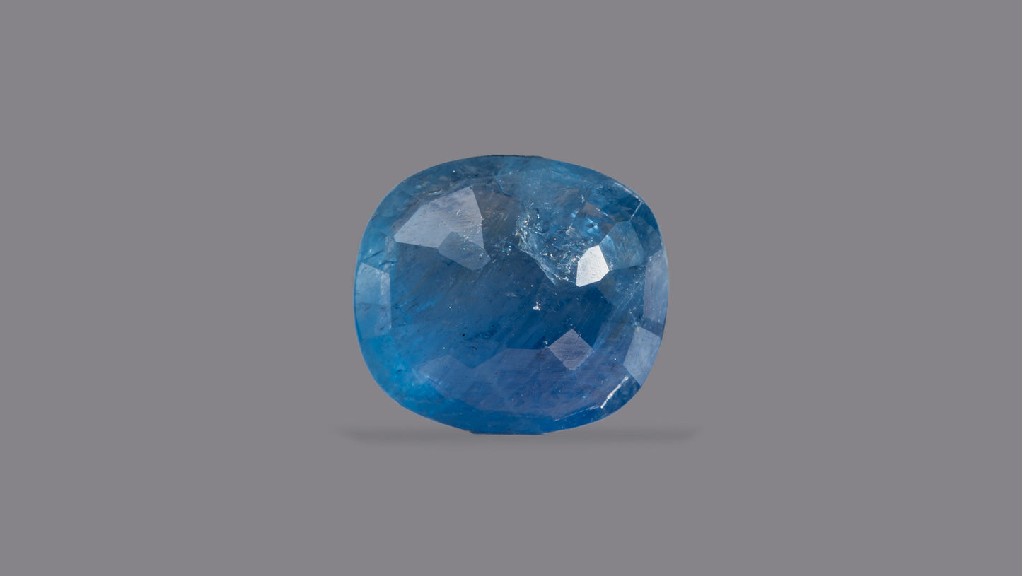 Natural Blue Sapphire (Neelam) 7.31 Carats - Media 2