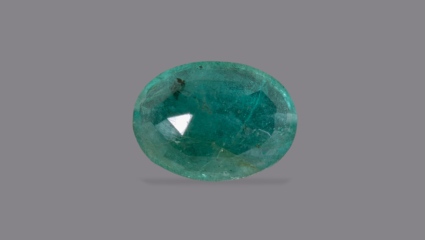 Natural Zambian Emerald (Panna) 3.71 Carats - Media 2
