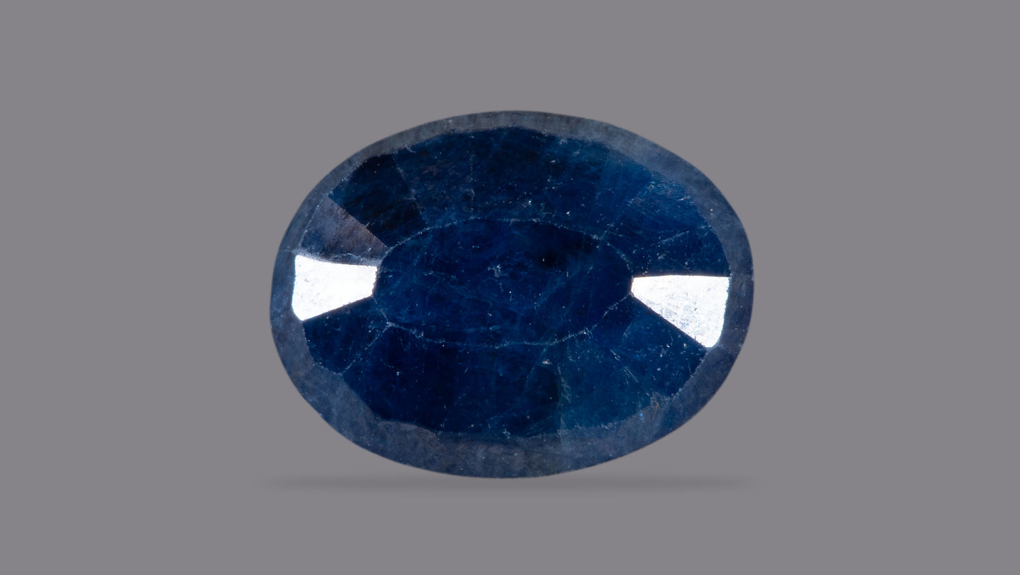 Natural Blue Sapphire (Neelam) 4.98 Carats - Media 2