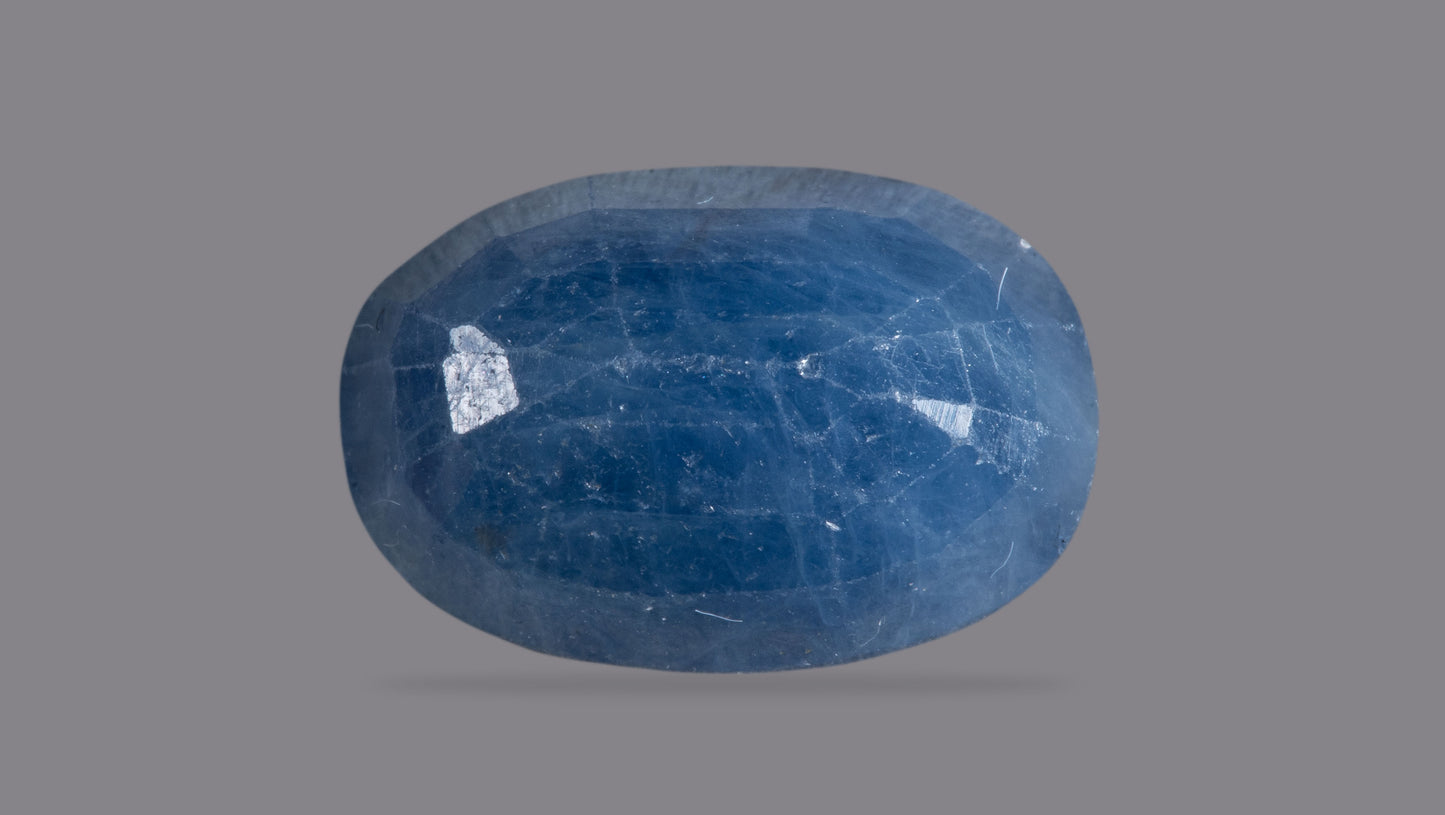 Natural Blue Sapphire (Neelam) 7.86 Carats - Media 2