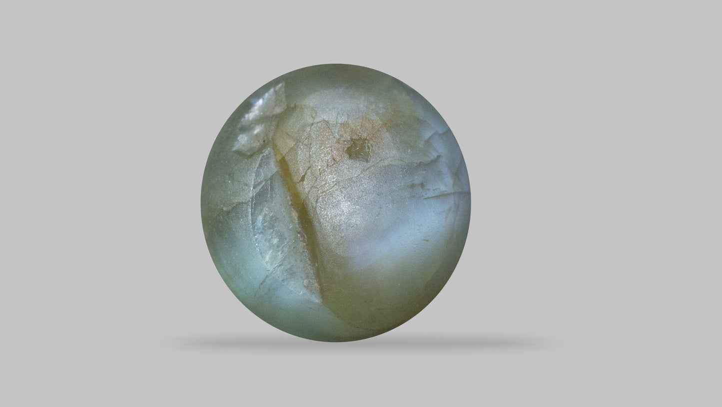 NATURAL CAT'S EYE (Lehsuniya) 2.97 Carats - Media 2