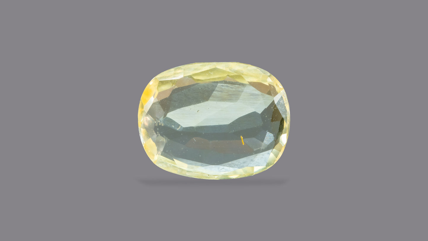 Natural Yellow Sapphire (Pukhraj) 2.87 Carats - Media 2
