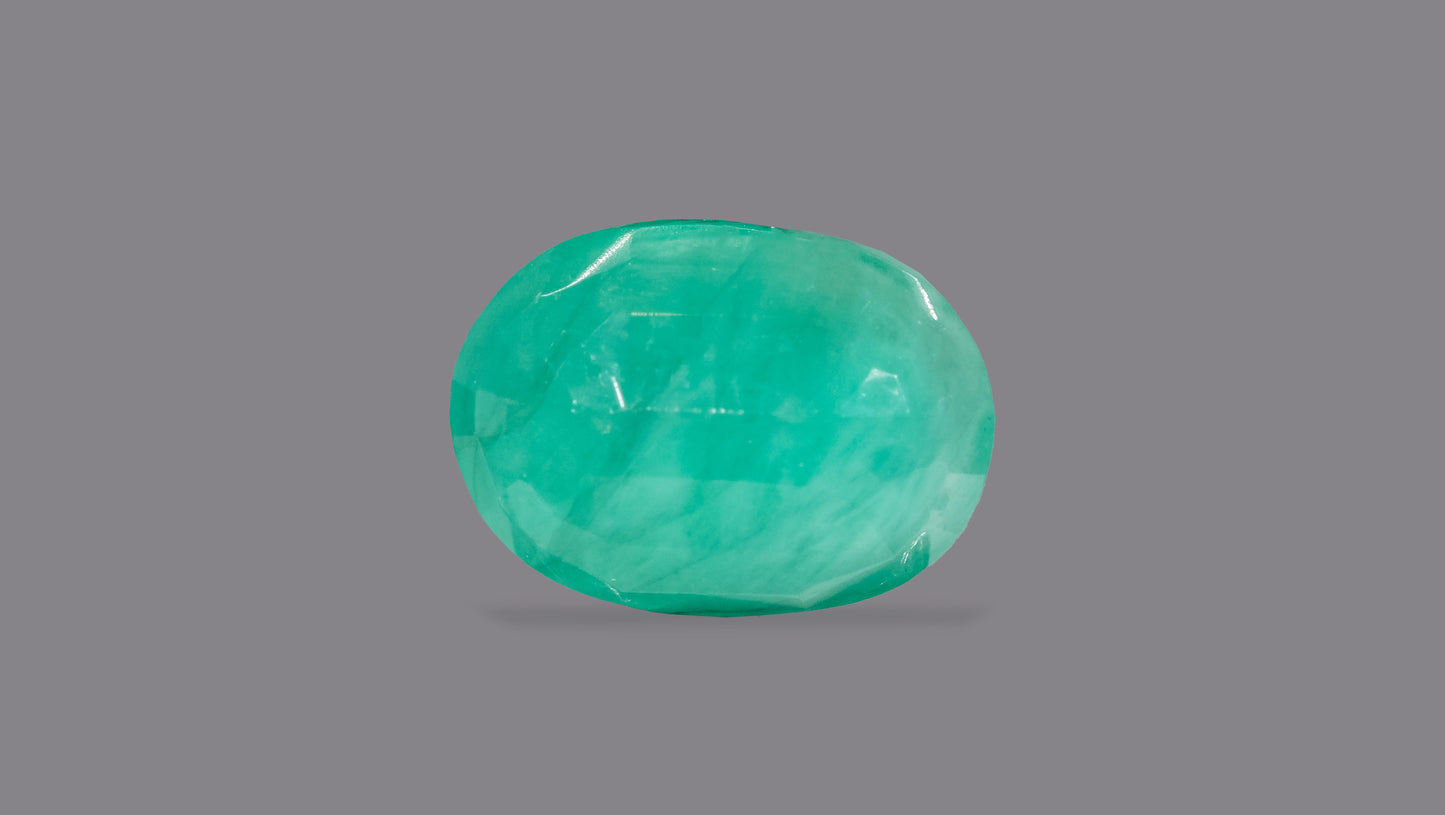 Natural Zambian Emerald (Panna) 5.87 Carats - Media 2