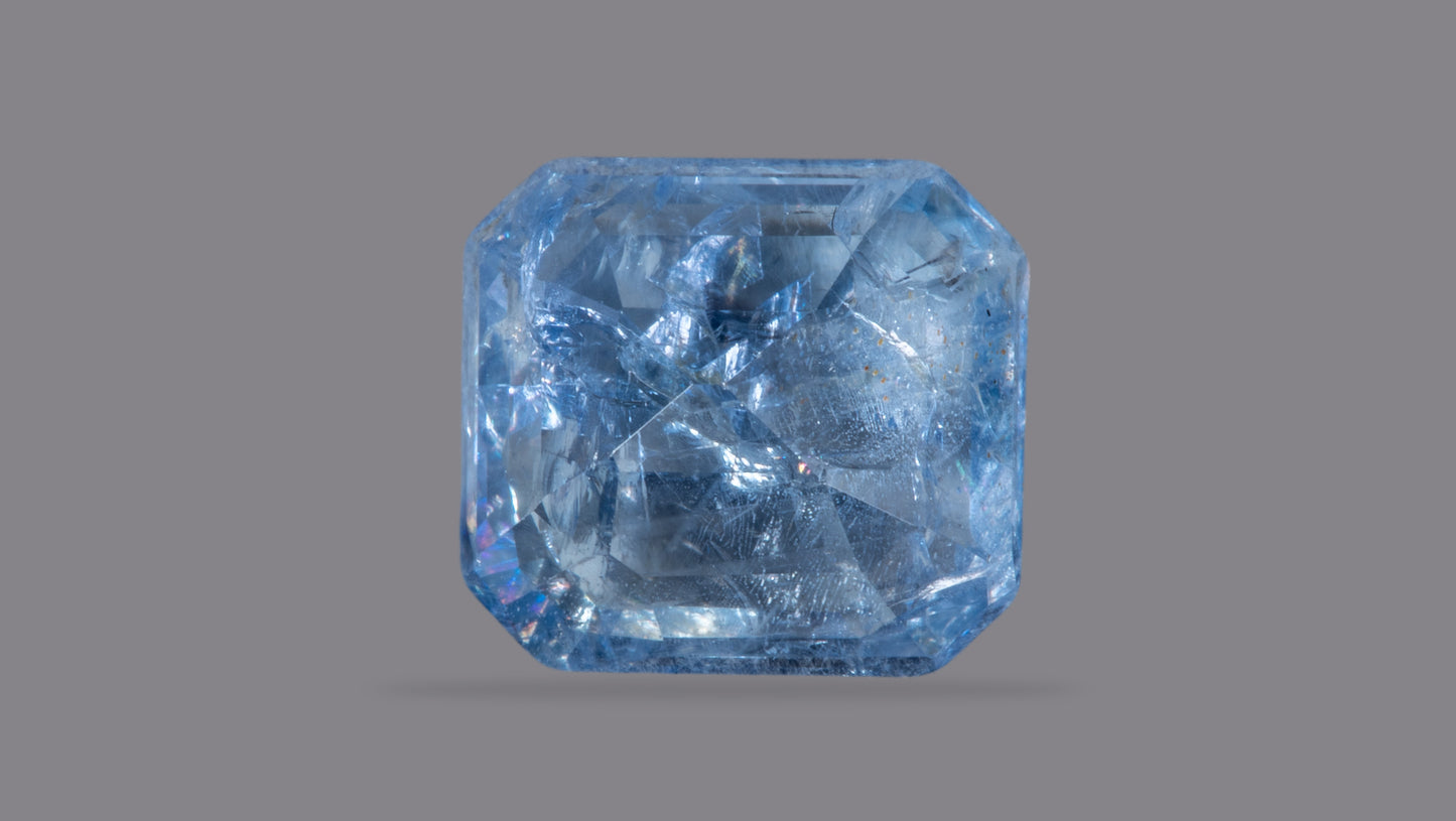Natural Blue Sapphire (Neelam) 3.92 Carats - Media 2