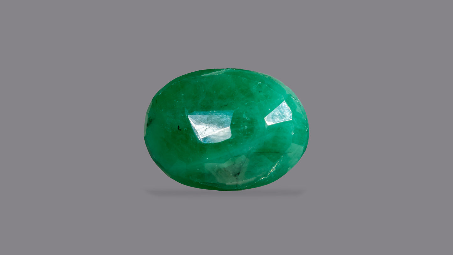 Natural Zambian Emerald (Panna) 5.95 Carats - Media 2