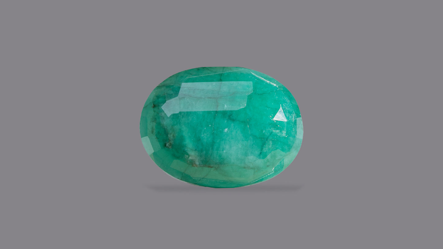 Natural Zambian Emerald (Panna) 6.34 Carats - Media 2
