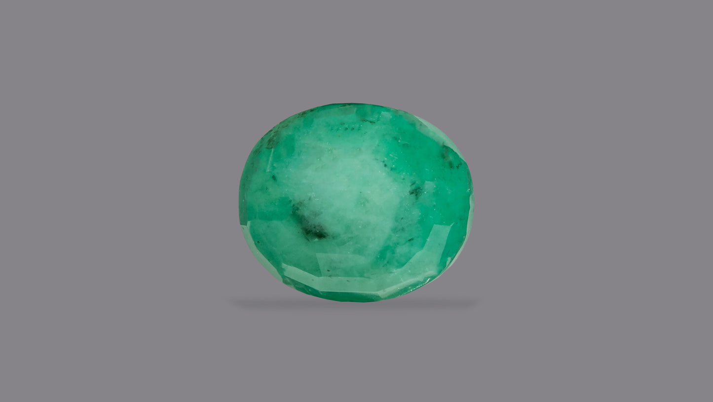 Natural Zambian Emerald (Panna) 6.22 Carats - Media 2