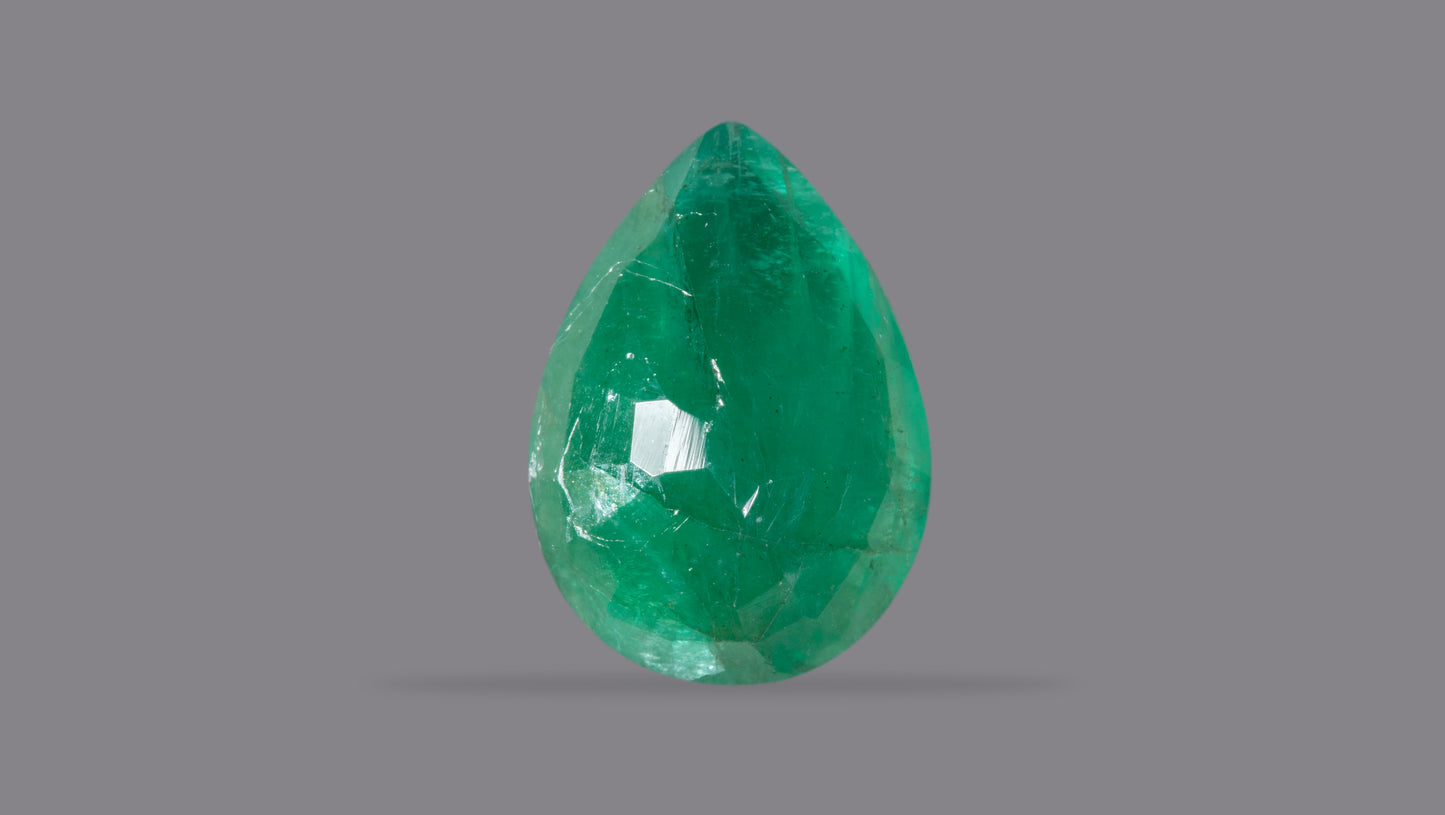 Natural Zambian Emerald (Panna) 6.32 Carats - Media 2