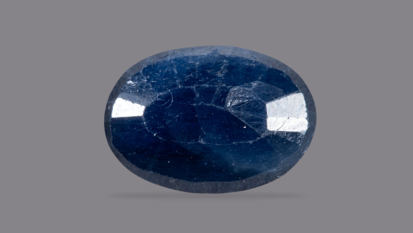 Natural Blue Sapphire (Neelam) 4.71 Carats - Media 2