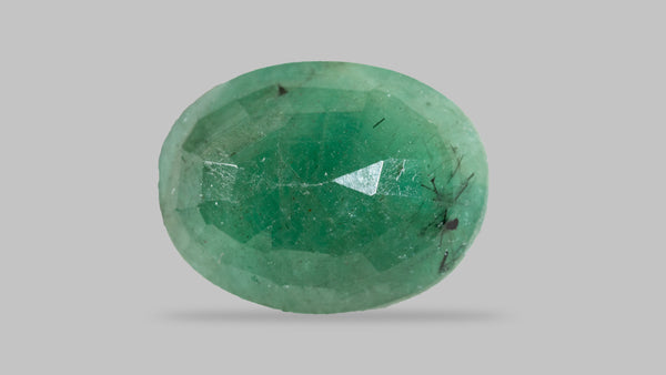 Minor Oil Natural Zambian Emerald (Panna) 5.89 Carats - Media 2