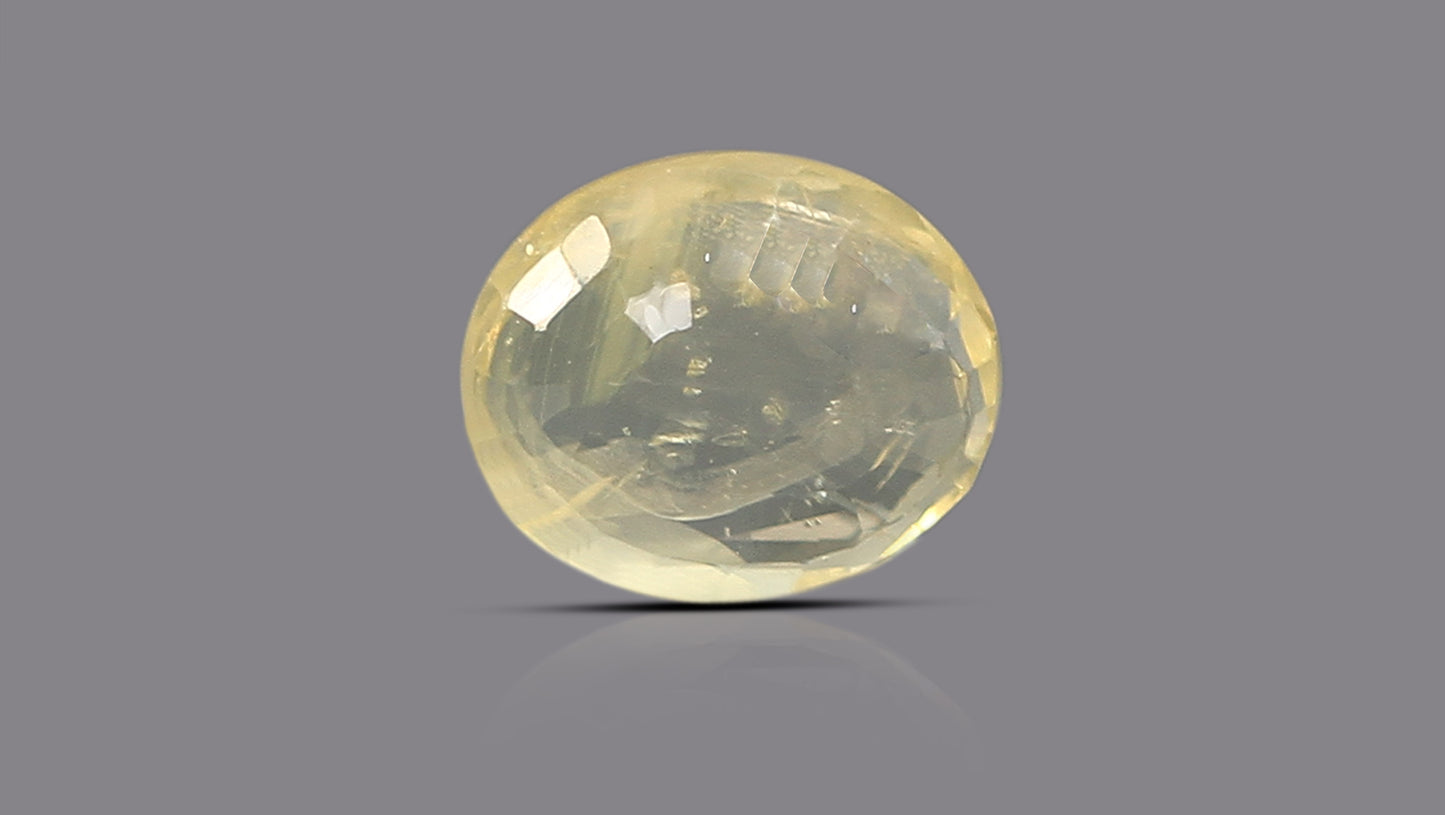 Natural Yellow Sapphire (Pukhraj) 7.31 Carats - Media 2