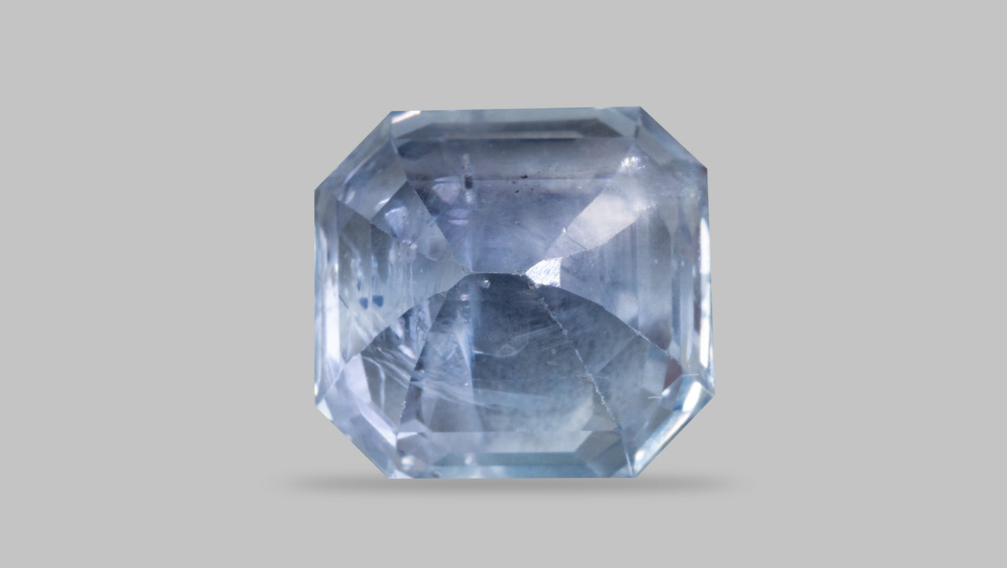 Natural Blue Sapphire (Neelam) 5.56 Carats - Media 2