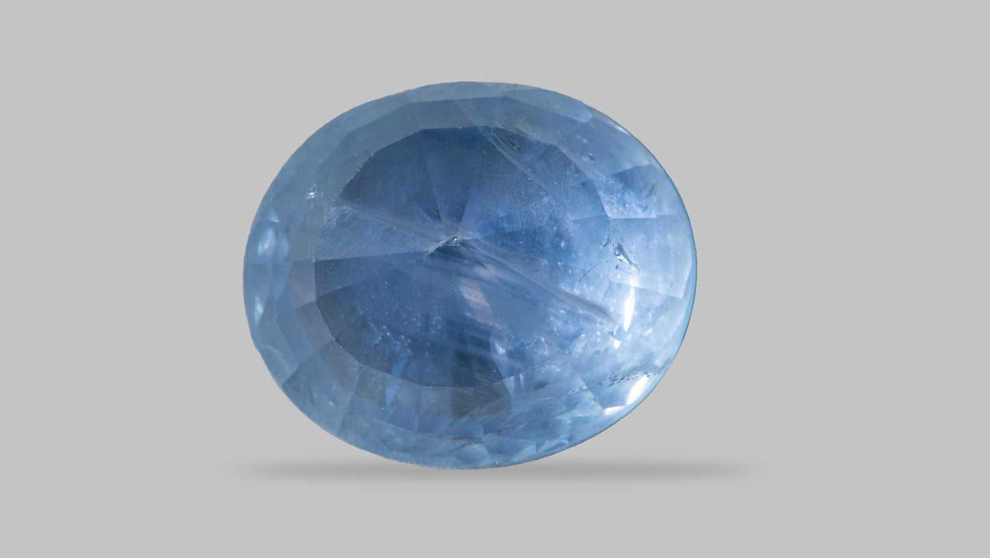 Natural Blue Sapphire (Neelam) 5.27 Carats - Media 2