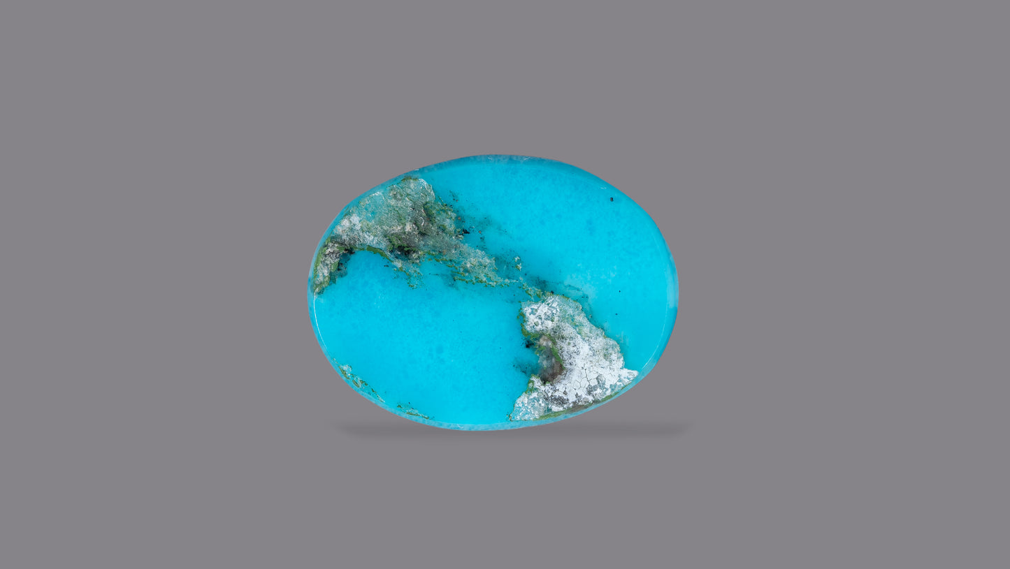 NATURAL TURQUOISE (FIROZA) 5.76 CARATS - Media 2