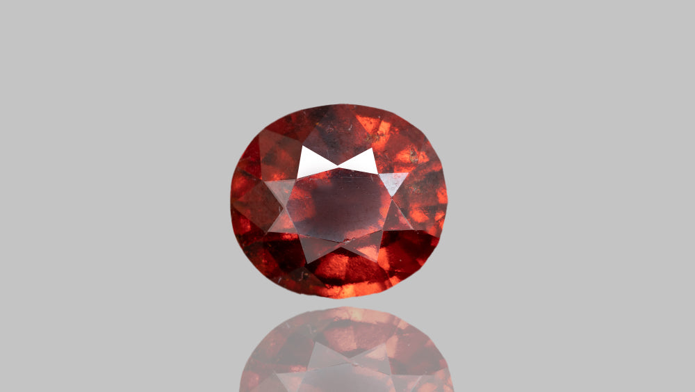 NATURAL HESSONITE (GOMED) 6.17 CARATS - Hessonite (Gomed)