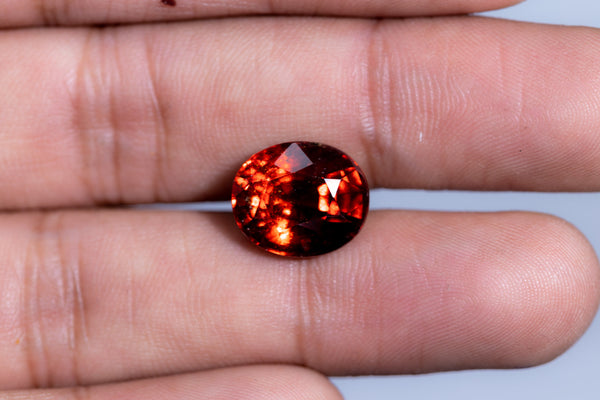 NATURAL HESSONITE (GOMED) 9.49  CARATS - Media 4