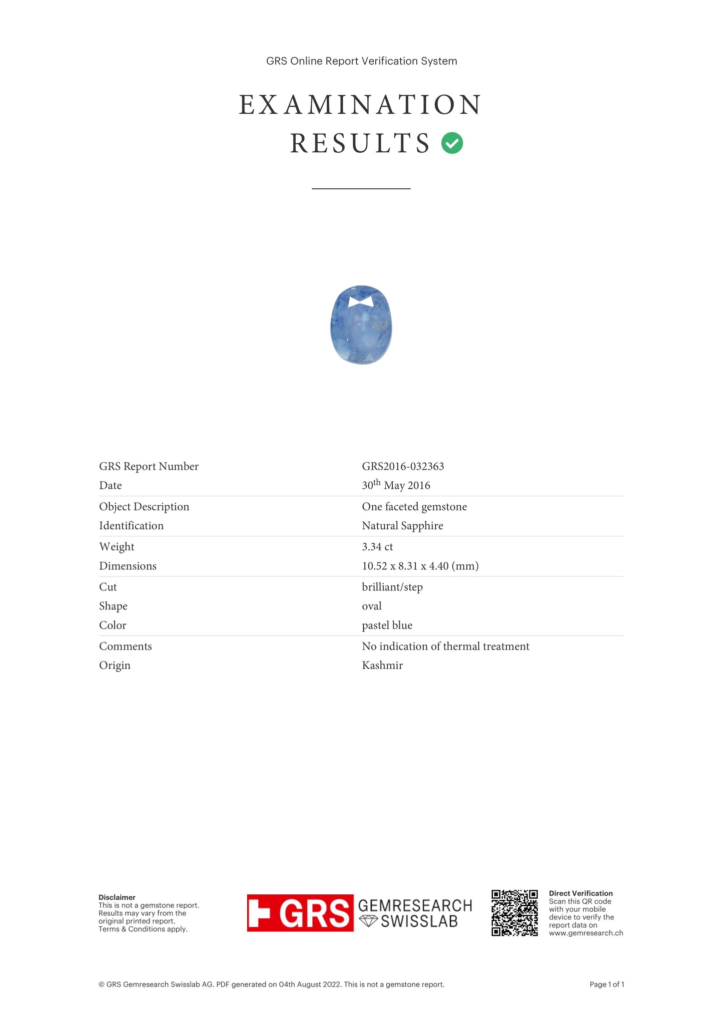 
                    
                      Kashmir  Blue Sapphire (Neelam) 3.34 Carats - Media 6
                    
                  