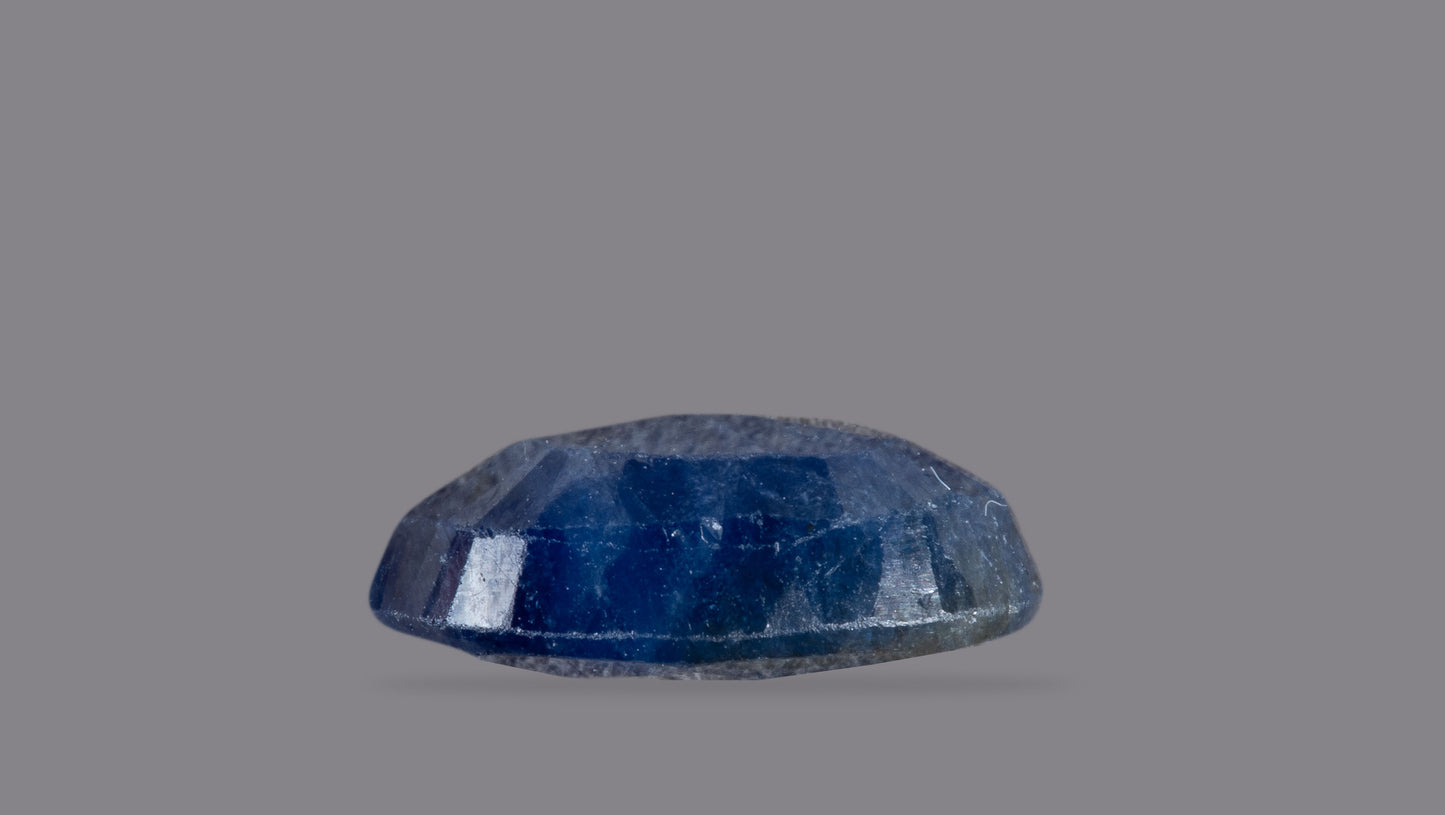 
                    
                      Natural Blue Sapphire (Neelam) 4.44 Carats - Media 3
                    
                  
