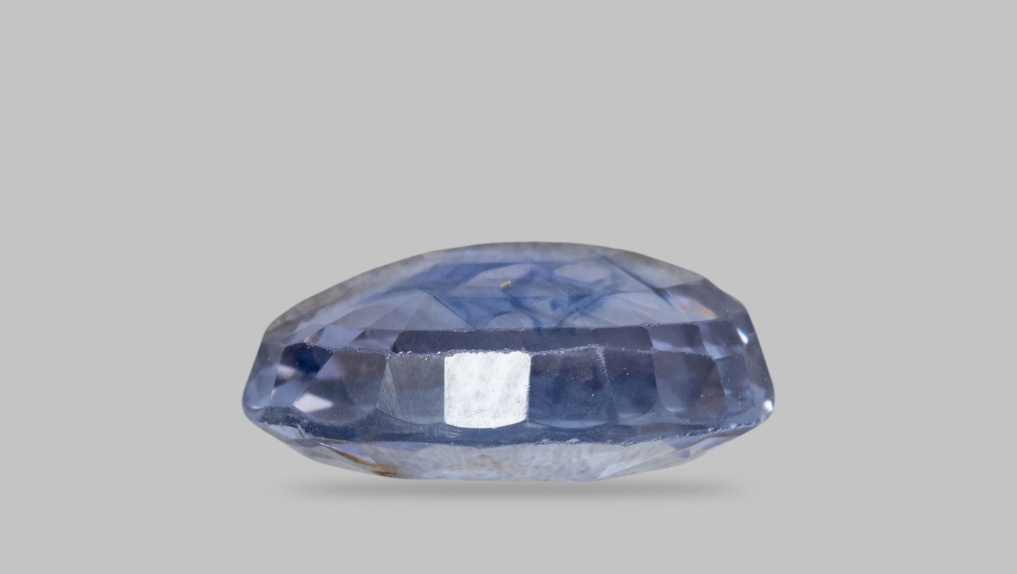 Natural Blue Sapphire (Neelam) 4.68 Carats - Media 2