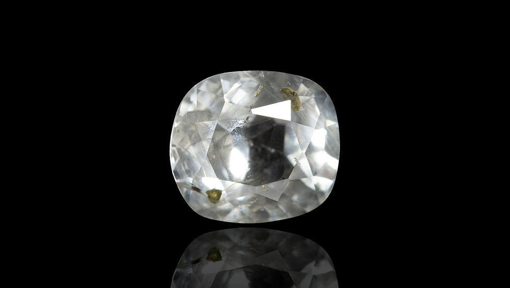 WHITE SAPPHIRE (SRI-LANKA/ CEYLONE) - ECONOMY PLUS - White Sapphire (Safed Pukhraj)
