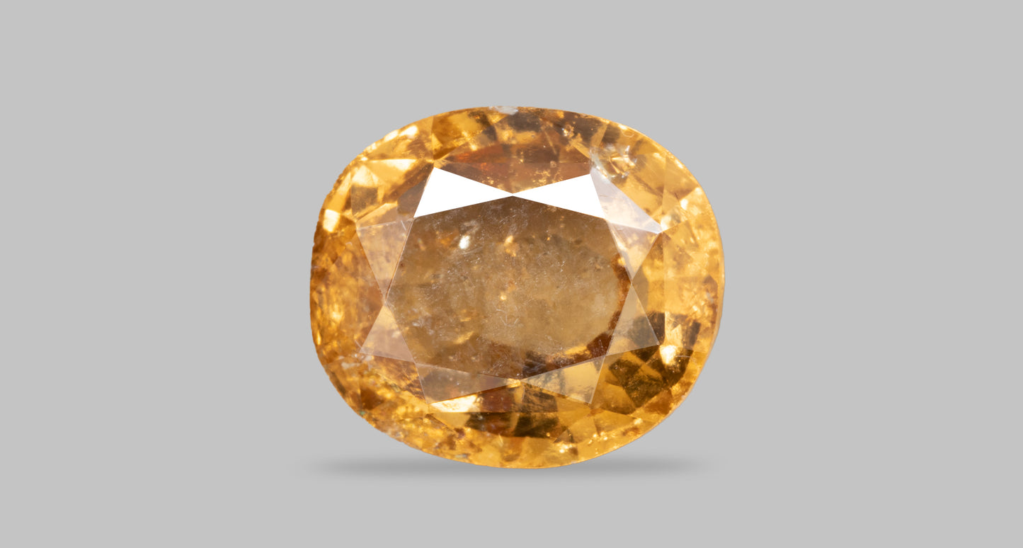 NATURAL HESSONITE (GOMED) 5.40  CARATS - Hessonite (Gomed)