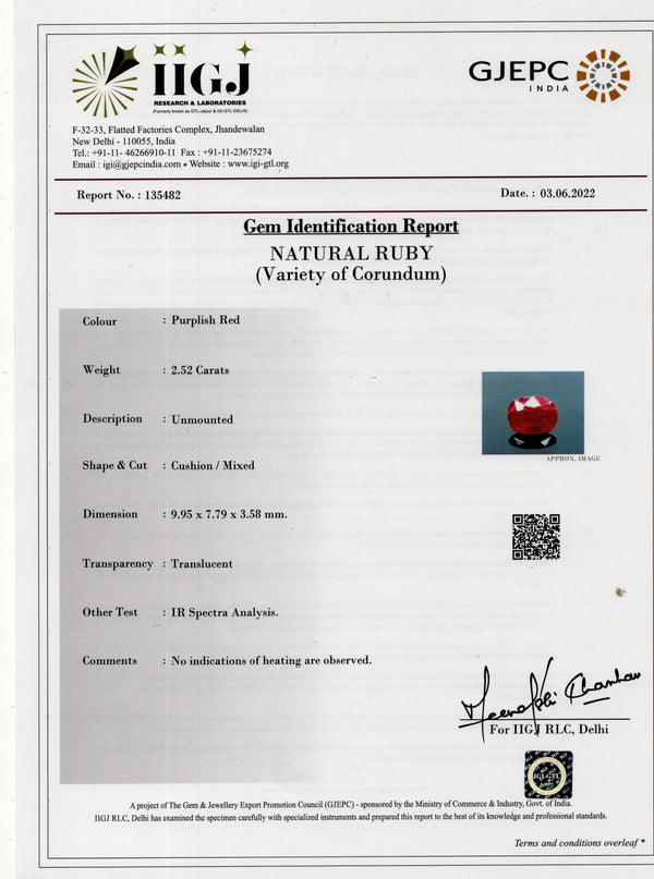 Natural Ruby (Manik) 2.52 Carats - Media 6