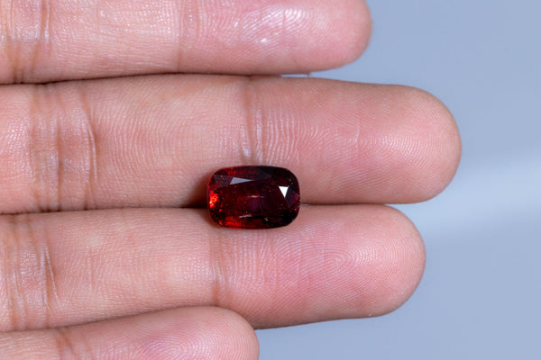 NATURAL HESSONITE (GOMED) 5.98 CARATS - Media 4