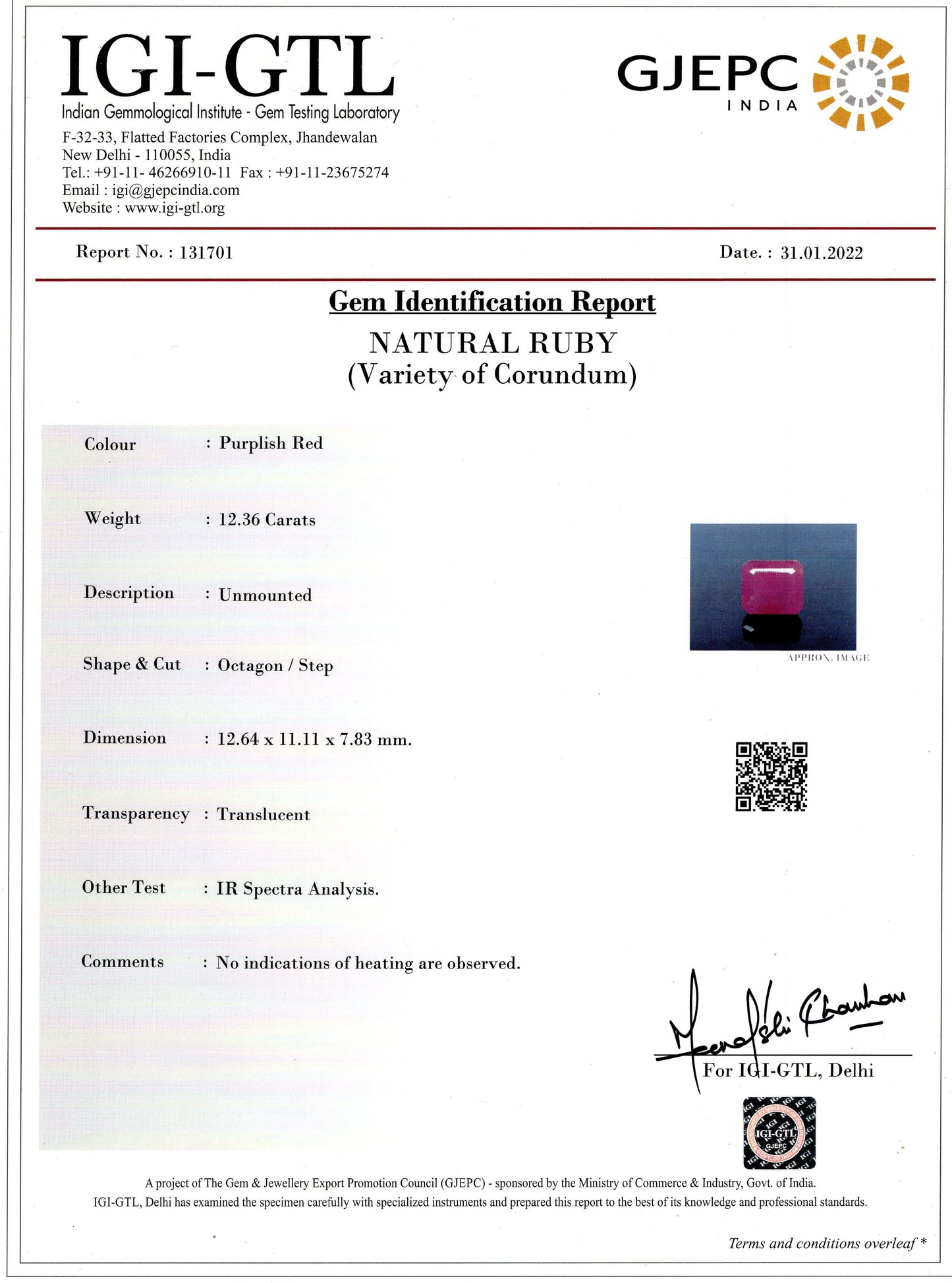 
                    
                      Natural Ruby (Manik) 12.36 Carats - Media 5
                    
                  