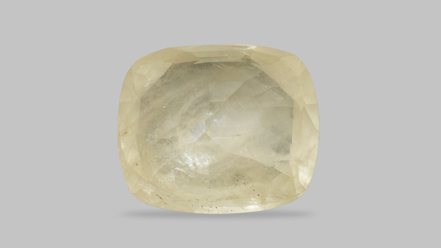 Natural Yellow Sapphire (Pukhraj) 10.68 Carats - Media 2