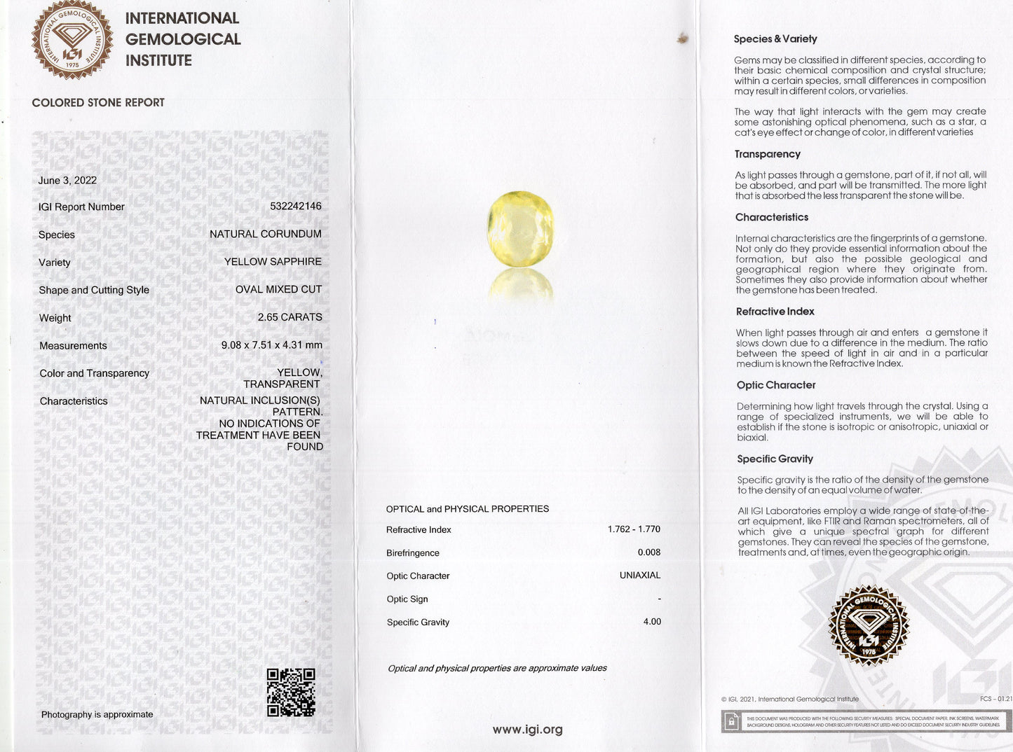 
                    
                      NATURAL PITAMBARI 2.65  CARATS - Media 5
                    
                  
