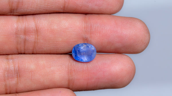Kashmir  Blue Sapphire (Neelam) 3.34 Carats - Media 4