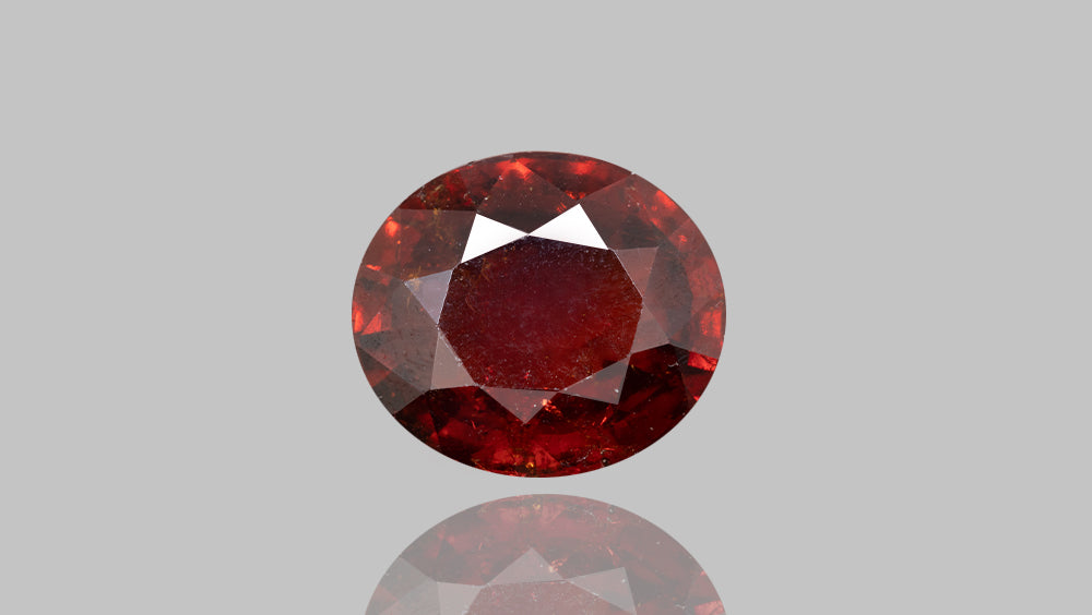 NATURAL HESSONITE (GOMED) 9.39  CARATS - Hessonite (Gomed)