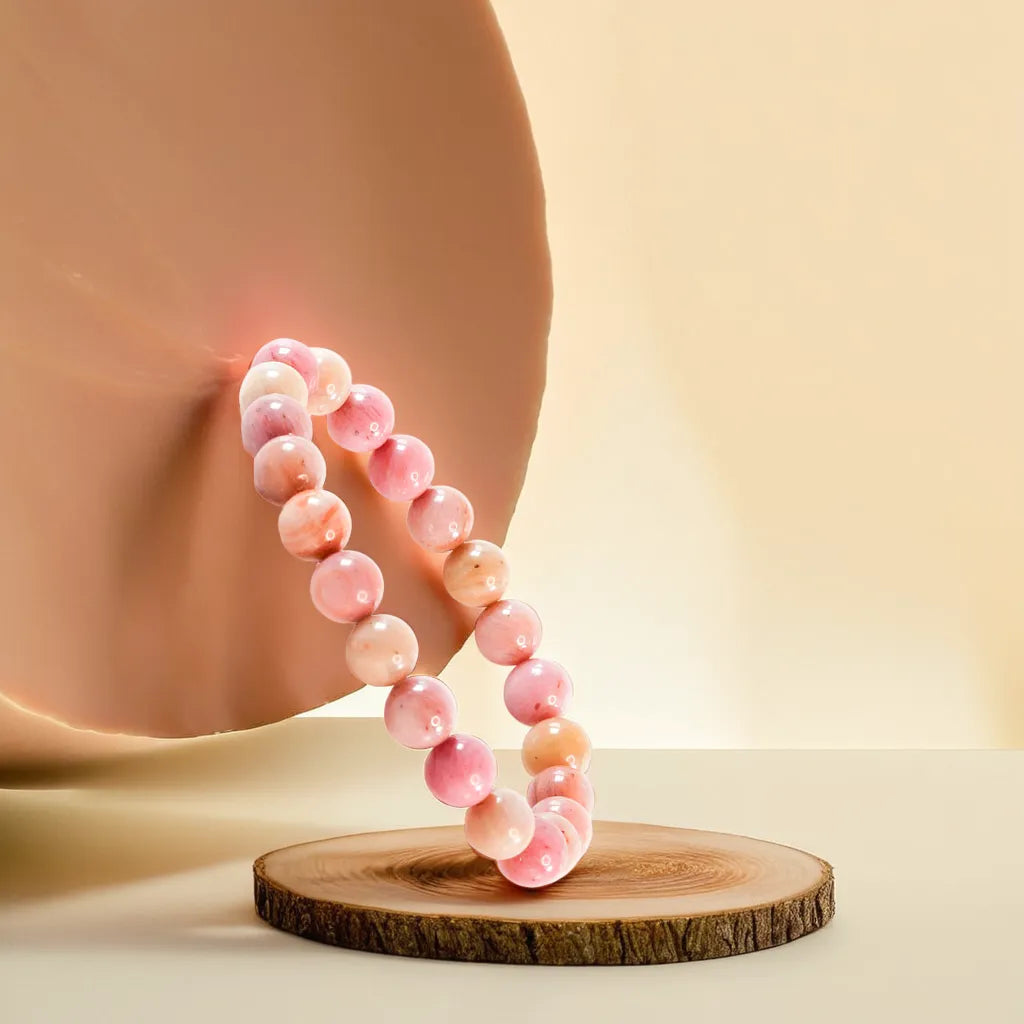 Bracelet for Emotional Plane – Rhodonite Bracelet