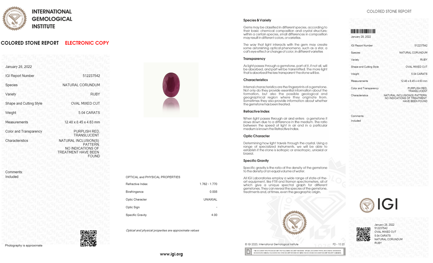 
                    
                      Natural Ruby (Manik) 5.04 Carats - Media 6
                    
                  