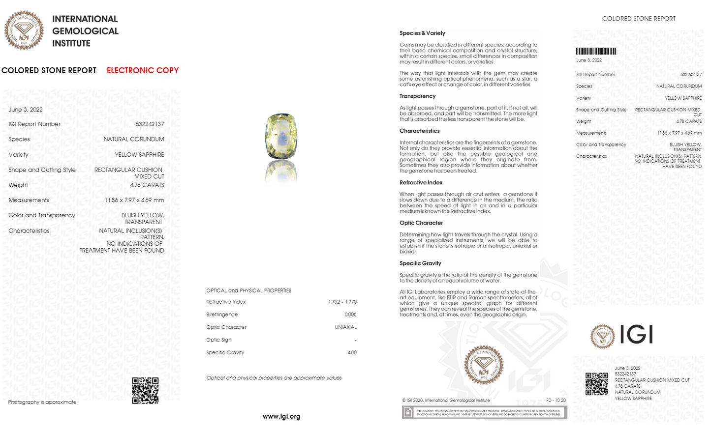 
                    
                      NATURAL PITAMBARI 4.78  CARATS - Media 6
                    
                  